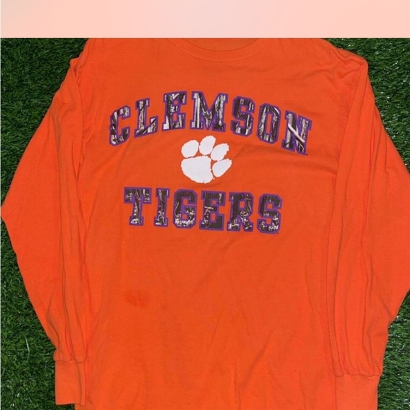 Orange Clemson Tigers Long Sleeve Shirt - Picture 1 of 2